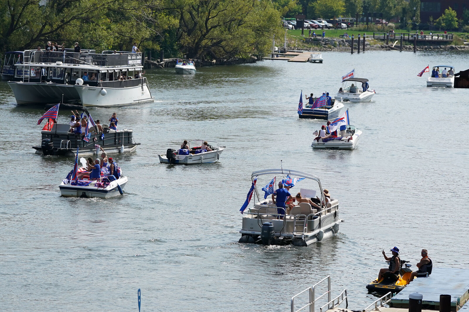 Bills Mafia Boat Parade
